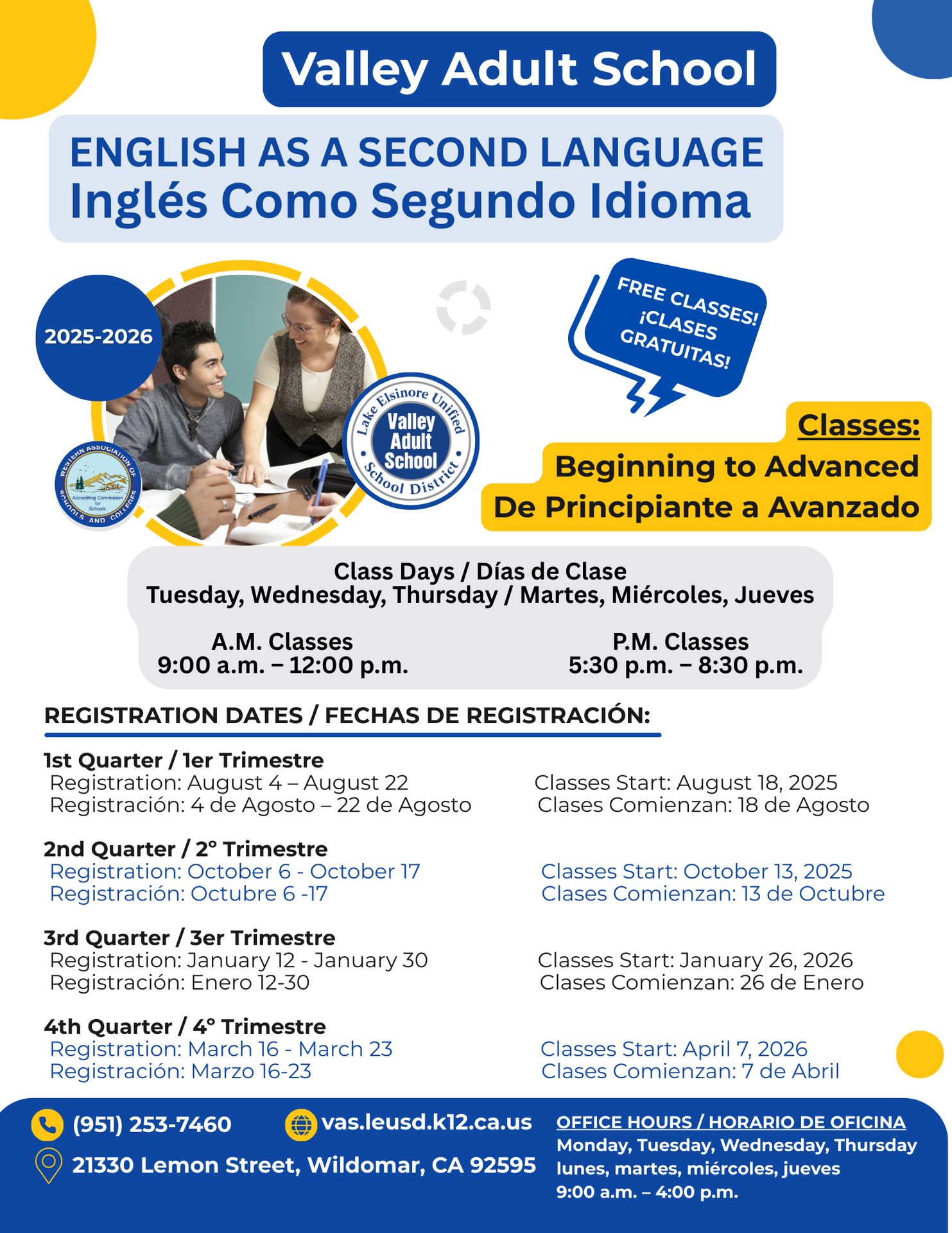 ESL Program Info
