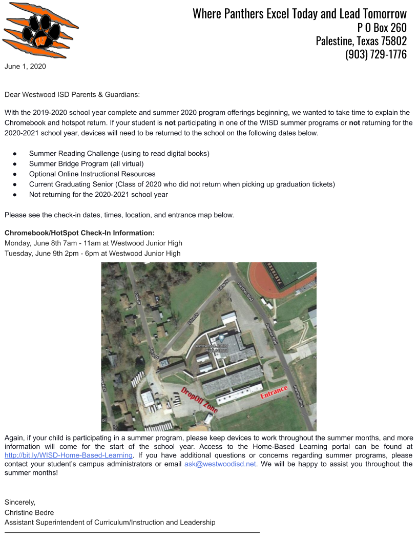 Chromebook DropOff