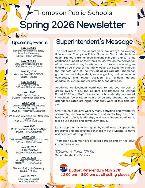 TPS Spring 2026 Newsletter