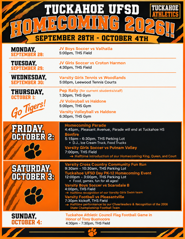 Homecoming Events This Week!