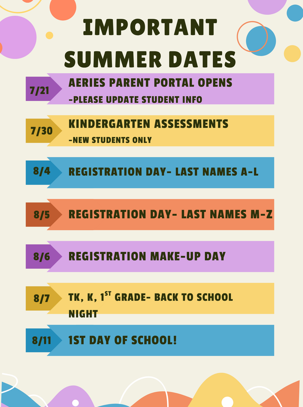 Important Summer Dates Thumbnail Image