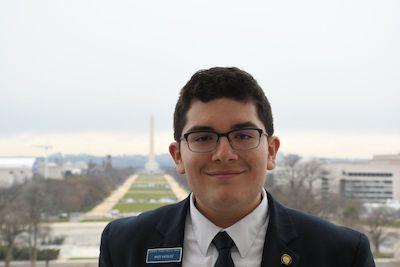 Marian Catholic student experienced history firsthand as Senate page during first Trump impeachment Featured Photo