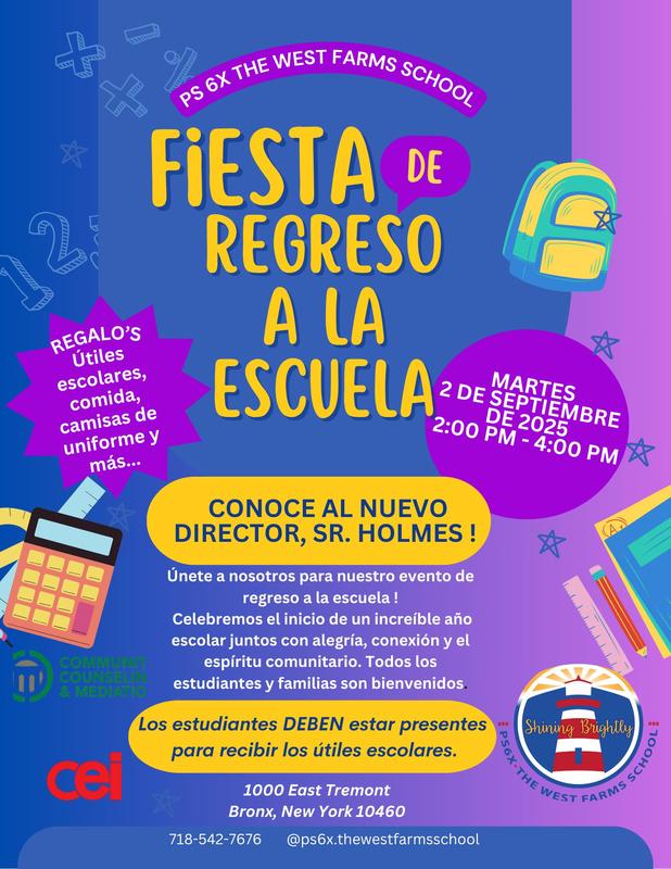 Back to School Bash - Spanish