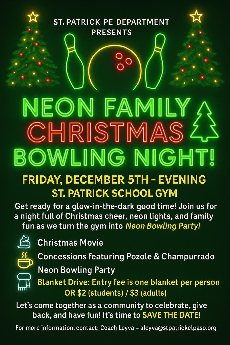 Neon Family Christmas Bowling Night!