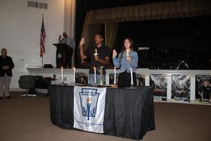 NHS induction ceremony