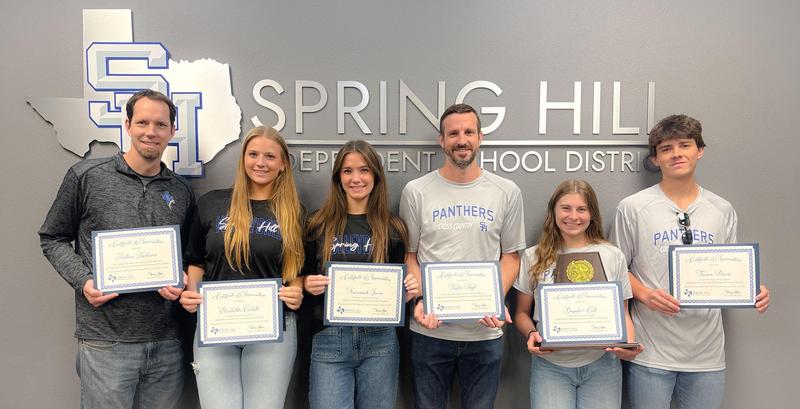 SHHS Students And Staff Recognized at Meeting