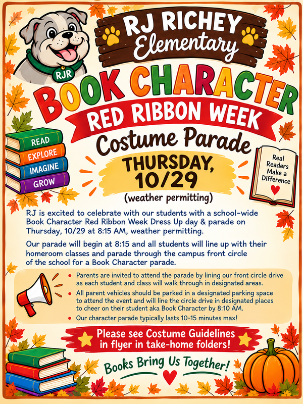 RJ Richey Book Character Parade Featured Photo