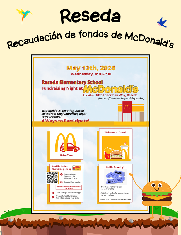 McDonald's Fundraiser flyer- Spanish