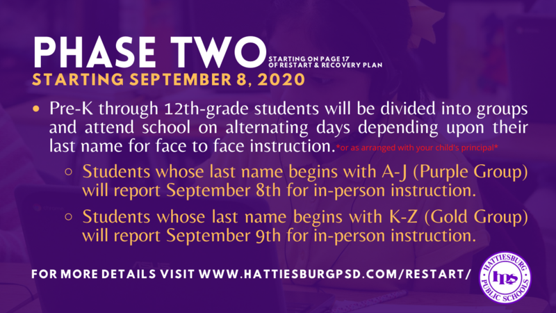 Phase Two| HPSD Restart & Recovery Plan for Students Featured Photo