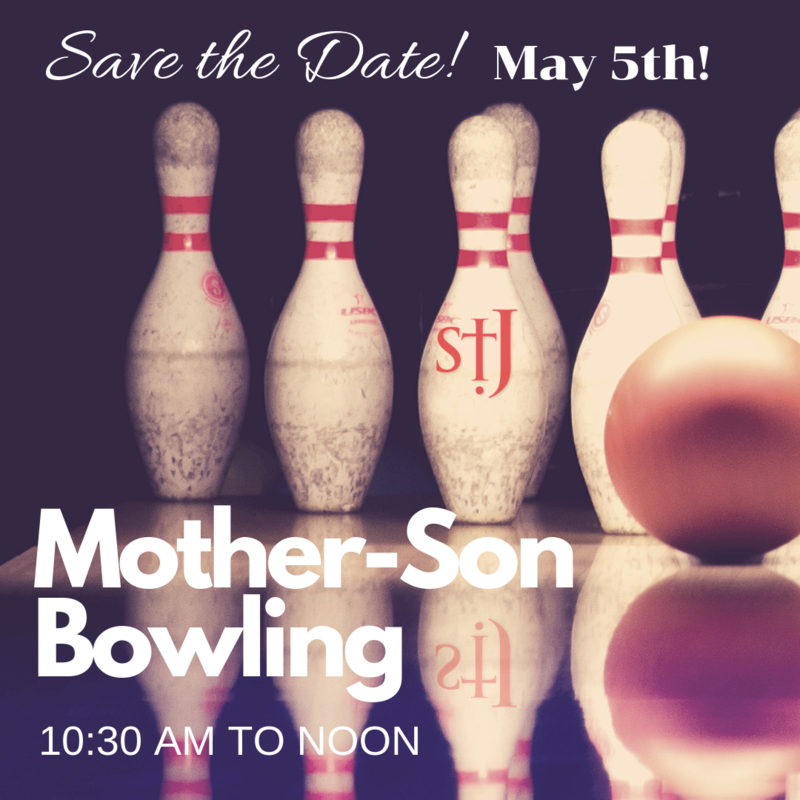 Save the Date! Mother-Son Bowling Featured Photo