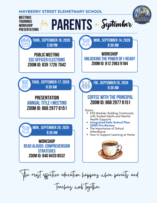 Parent Trainings