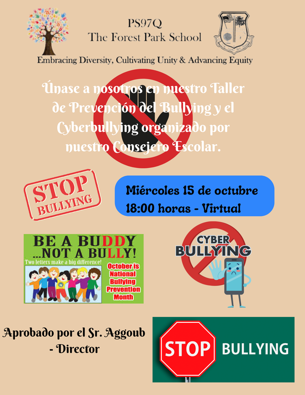 Bullying & Cyber Bullying with date and time in Spanish