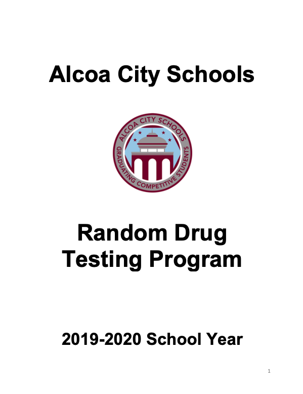 2019-2020 Random Drug Test Policy