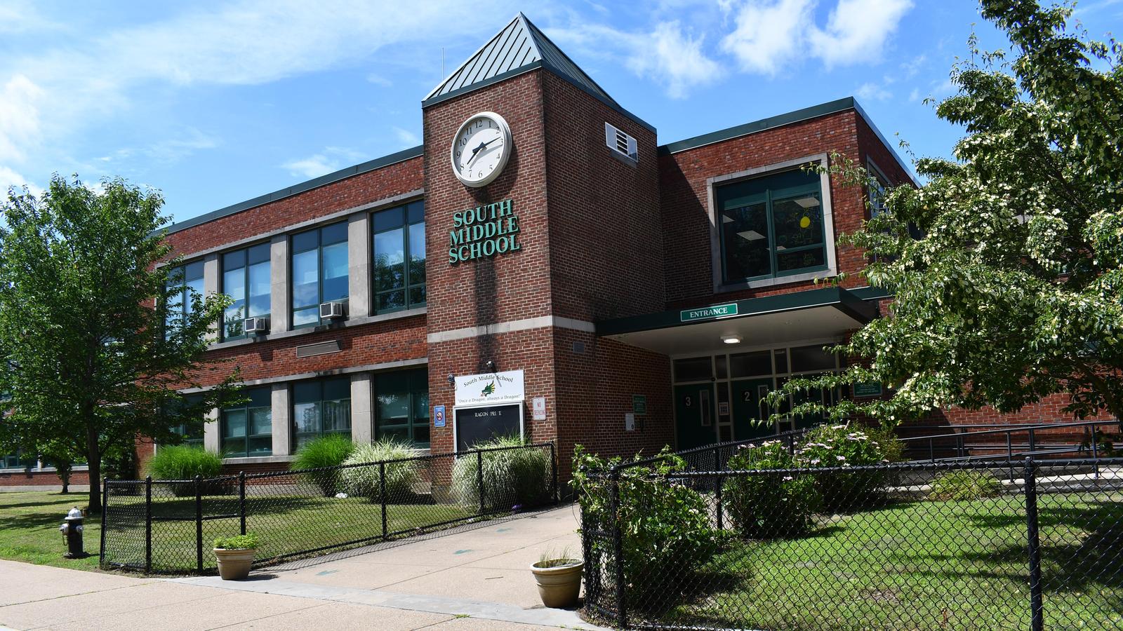 South Middle School entrance