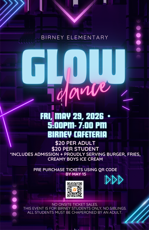 Birney Glow Dance! Featured Photo