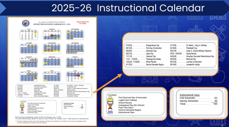 Instructional Calendar 25-26