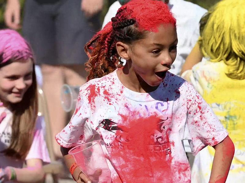 Students at Color Run