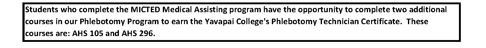 MEDICAL ASSISTING - Programs - Mountain Institute CTED