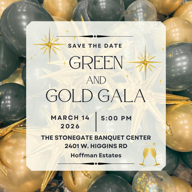 Save the date Green & Gold Gala 2026