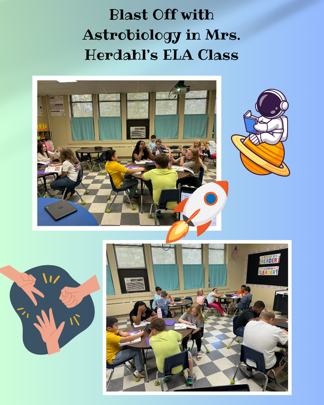 Herdahl's students reading