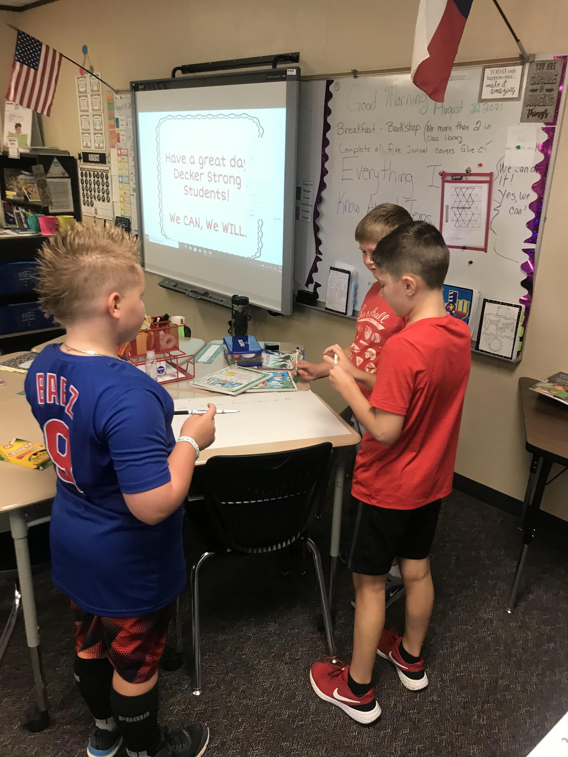 Class Pictures and Student of the Week !! Gileanna Houk Decker