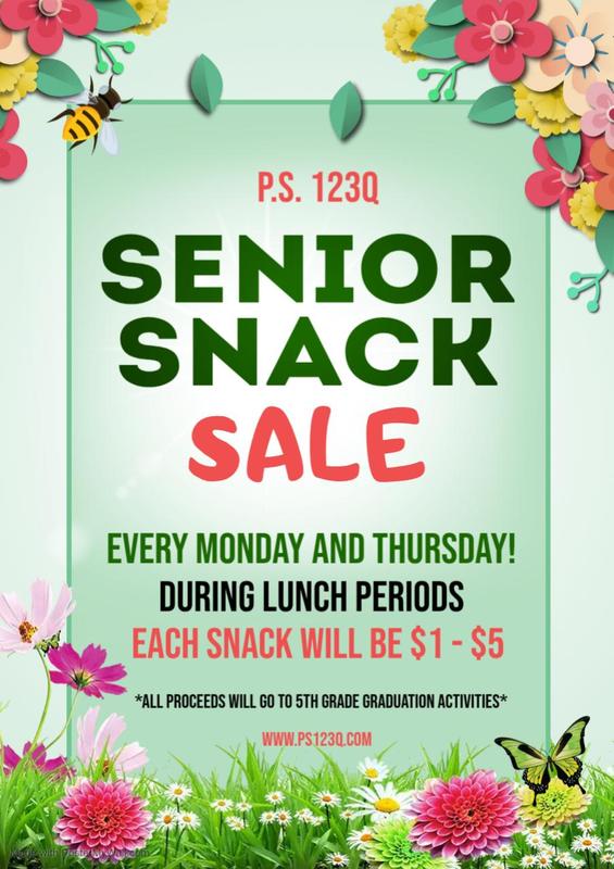 Senior Snack Sale