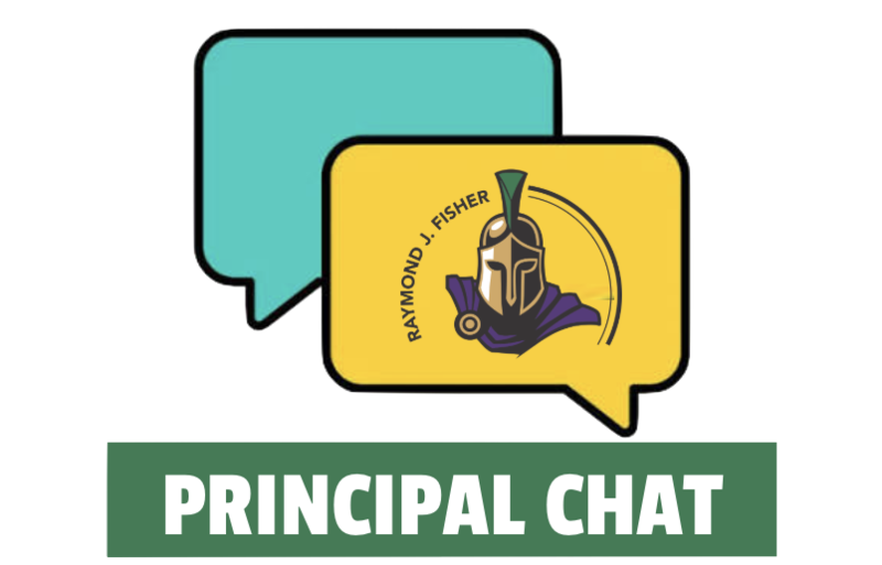 Text bubbles Labeled Principal Chat