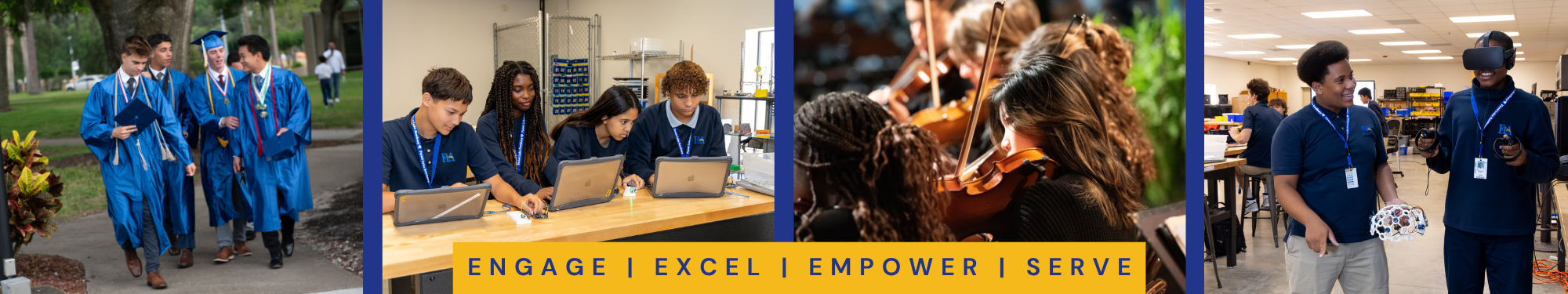 ENGAGE, EXCEL, EMPOWER, SERVE 