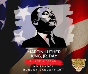 MLK Jr. ~ No School