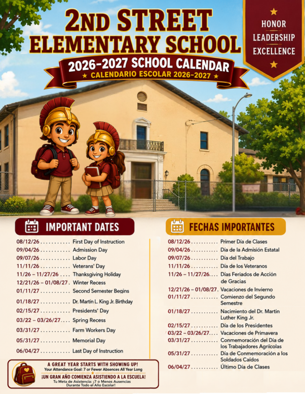 2026-2027 school calendar