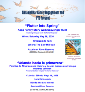 Spring Storywalk event on May 16th