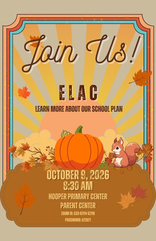 October ELAC flyer