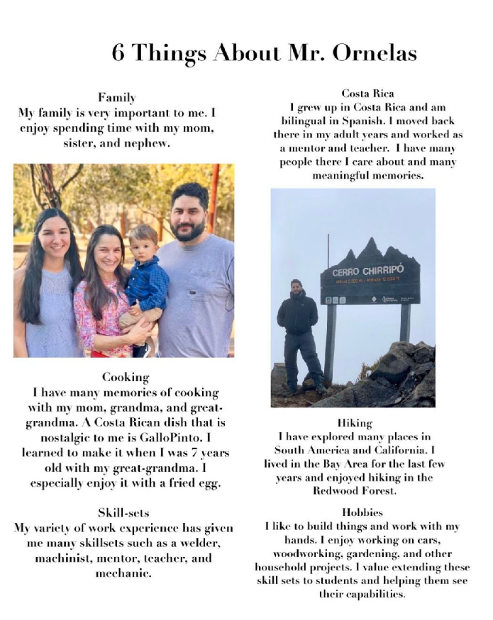Ornelas 6 Things