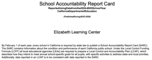 School Accountability Report Card (SARC)