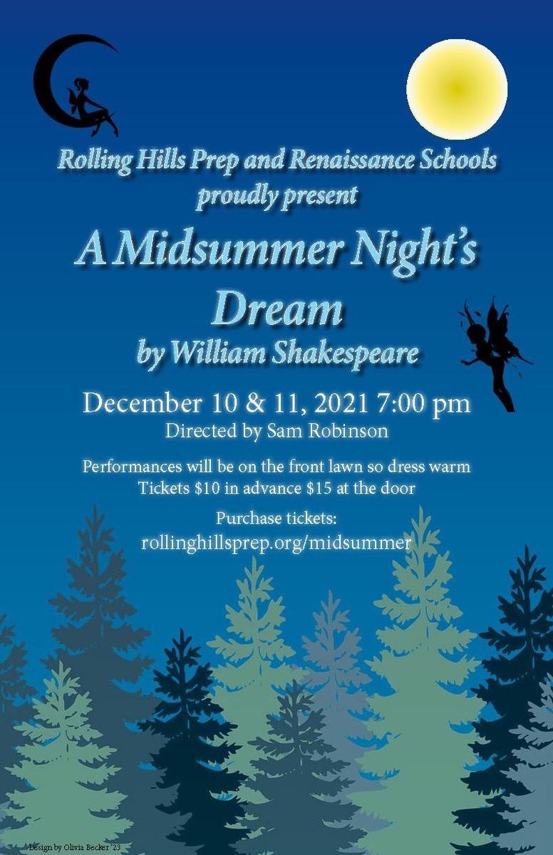 "A Midsummer Night's Dream" Poster | More Information can be found on the page below.