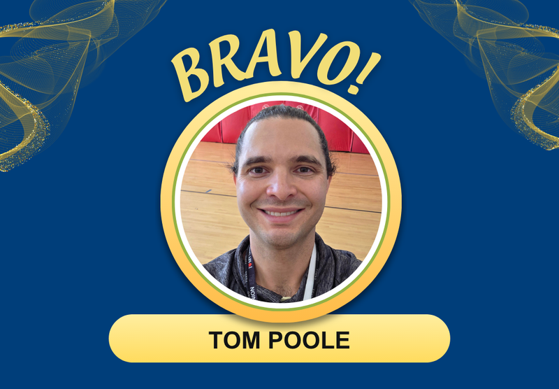 Bravo Award winner Tom Poole