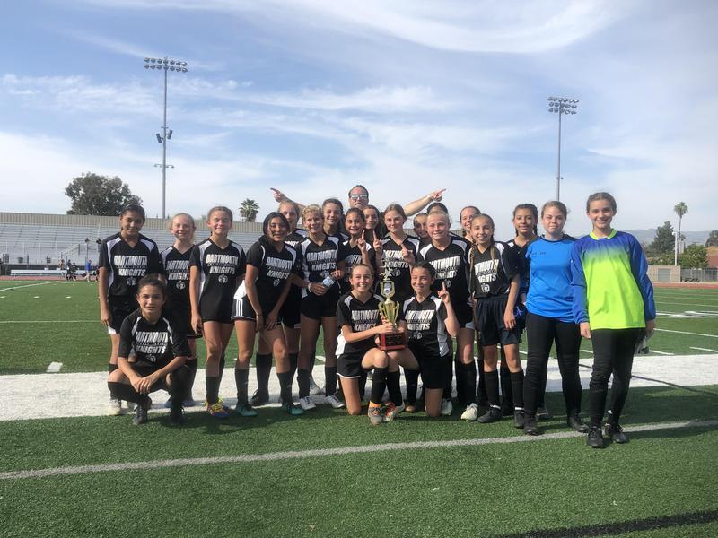Dartmouth Girls Soccer Team - Diamond Valley League Champions