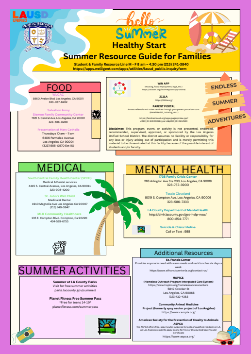Summer Resources