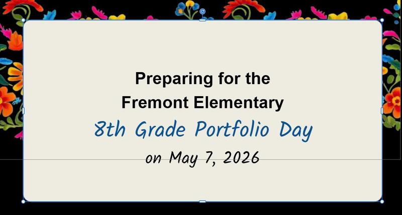Save the Date for 8th grade Portfolio Day Featured Photo