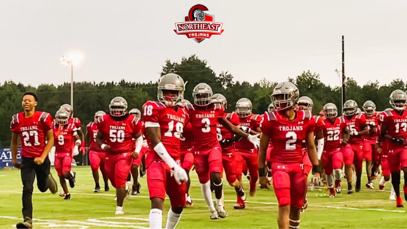 Northeast High Football Team Season Opener Team Entrance