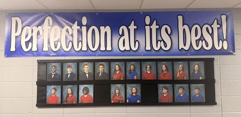 Southeast High School Perfect Assessment Test Scores Display