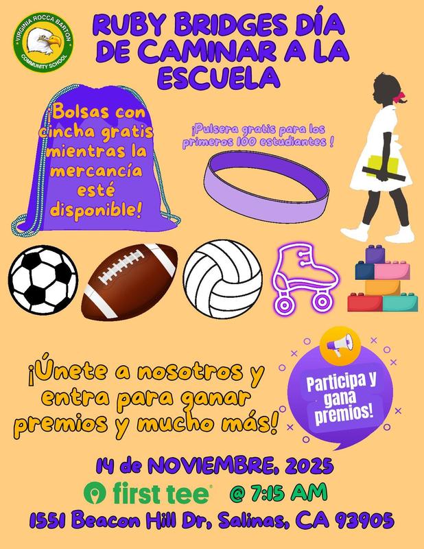 Ruby Bridges swag poster Spanish