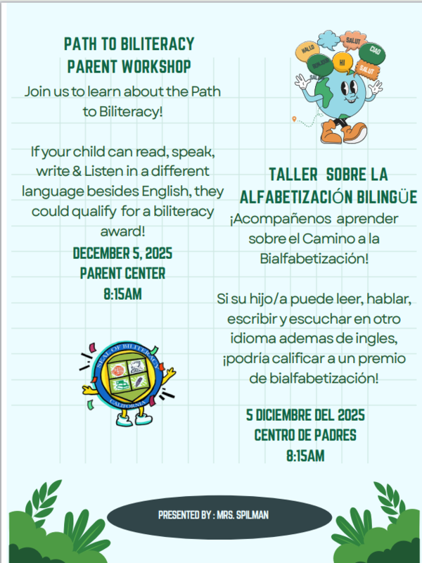 Path to Biliteracy Bilingual