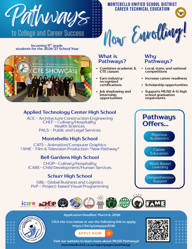 pathways enrollment flyer