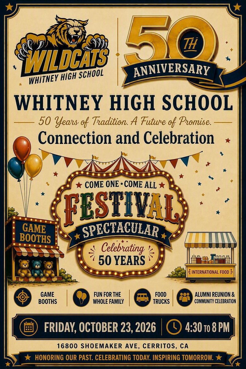 50th anniversary flyer