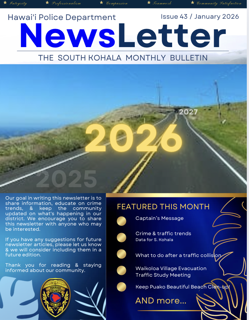 January 2026 Police Newsletter