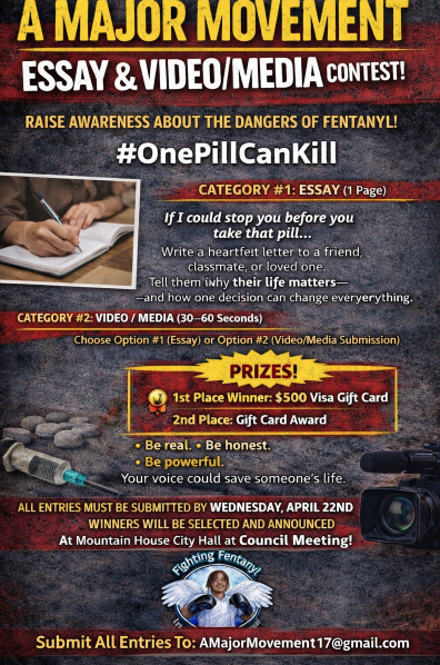 MHHS: Essay & Video Contest on Fentanyl Awareness Featured Photo