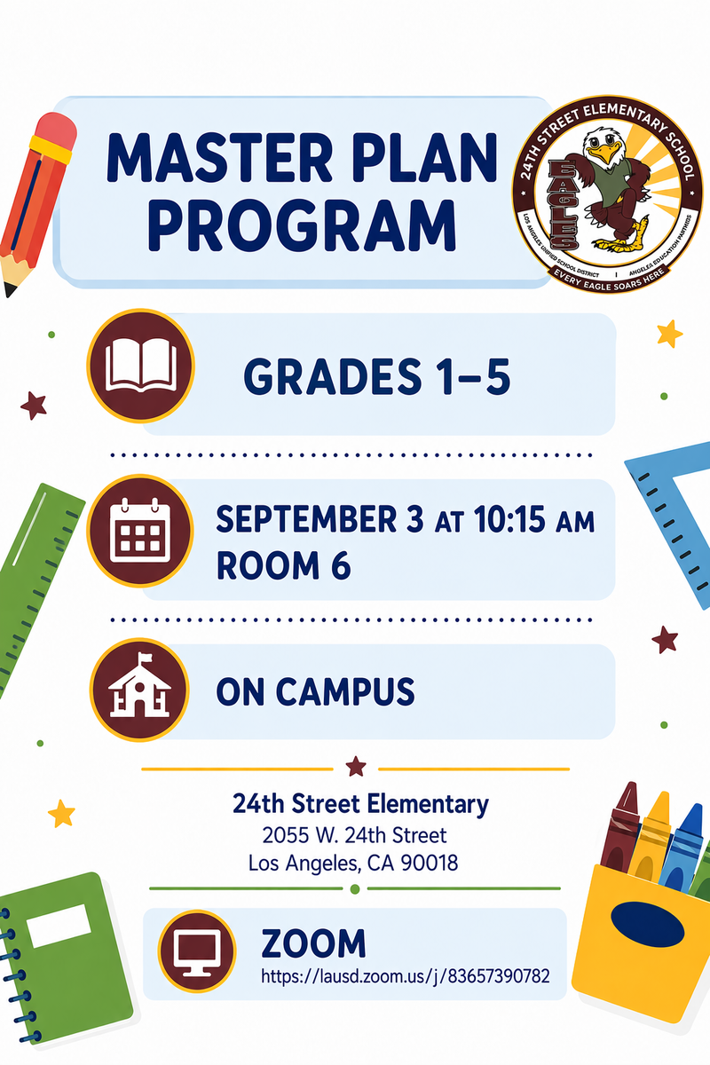 Master Plan Program - Grades 1-5