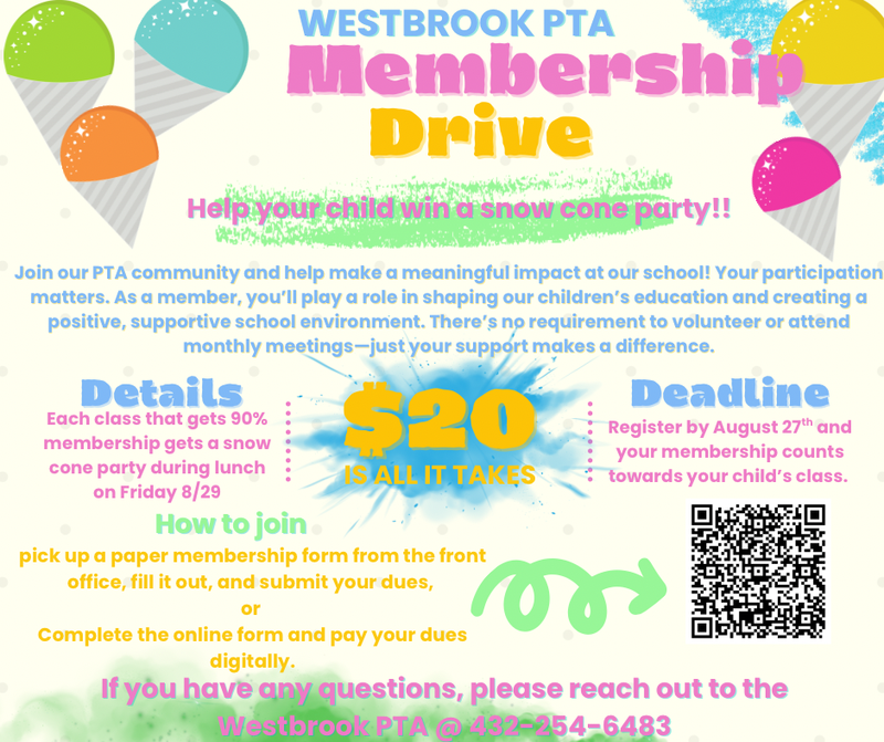 PTA Membership Drive Featured Photo
