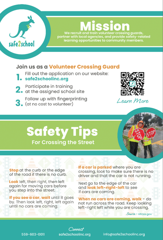 Safe2School Flyer (English)